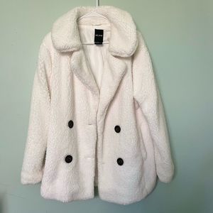 Medium, Me Jane white jacket, Faux fur, 100% polyester